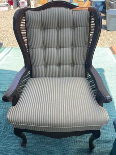 Tufted Cane Armchair