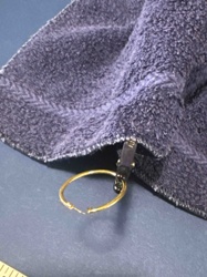 Single Gold Hoop Earring
