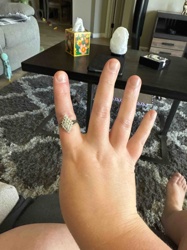 Diamond Cluster Ring