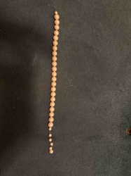 Graduated Faux Pearl Necklace Strand