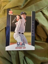 Anthony Kay Panini USA Baseball Collegiate Trading Card