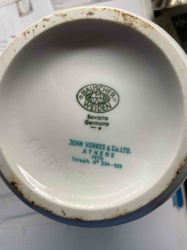 Bauscher Weiden Bavaria Germany 1970 Porcelain Bottom Mark (John Vorres & Co. LTD. Athens)