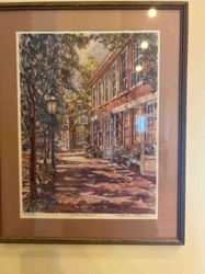 Framed Limited Edition 'The Market' Print by Patricia Trost