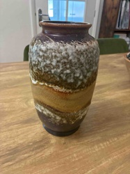 West German Fat Lava Glaze Ceramic Vase