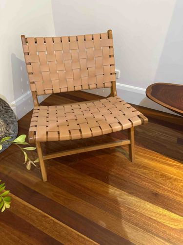 Fenton & Fenton Leather Strapping Chair