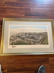 Framed Print: The University of Chicago Aerial View