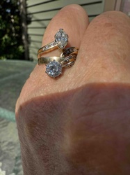 Mixed Set of Three Diamond Rings