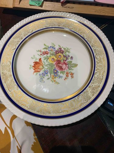 Decorative Dinner Plate (Presumed 'Old English Johnson Bros. Chadwell' Pattern)