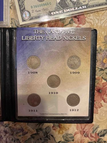 "The Last Five Liberty Head Nickels" Collector's Set