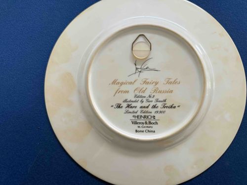 Villeroy & Boch Heinrich Collector Plate - The Hare and the Troika