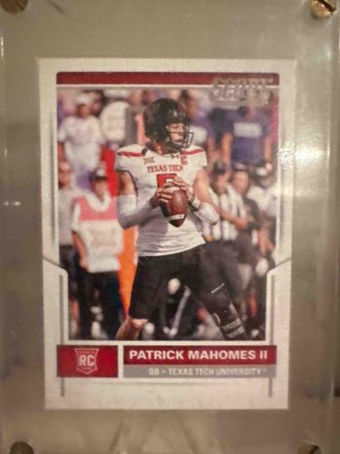2017 Panini Score Football Patrick Mahomes II Rookie Card #403