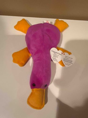 Patti the Platypus (Magenta/Fuchsia Version) Ty Beanie Baby