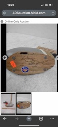Montana Tradition Hand-Carved Duck Decoy by Mibba Burgess