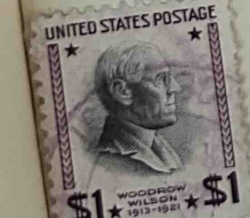 Woodrow Wilson $1 United States Postage Stamp