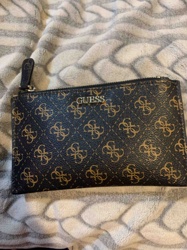 GUESS Logo Clutch