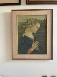 Framed Print of Sandro Botticelli's 'Madonna of the Magnificat' (Detail)