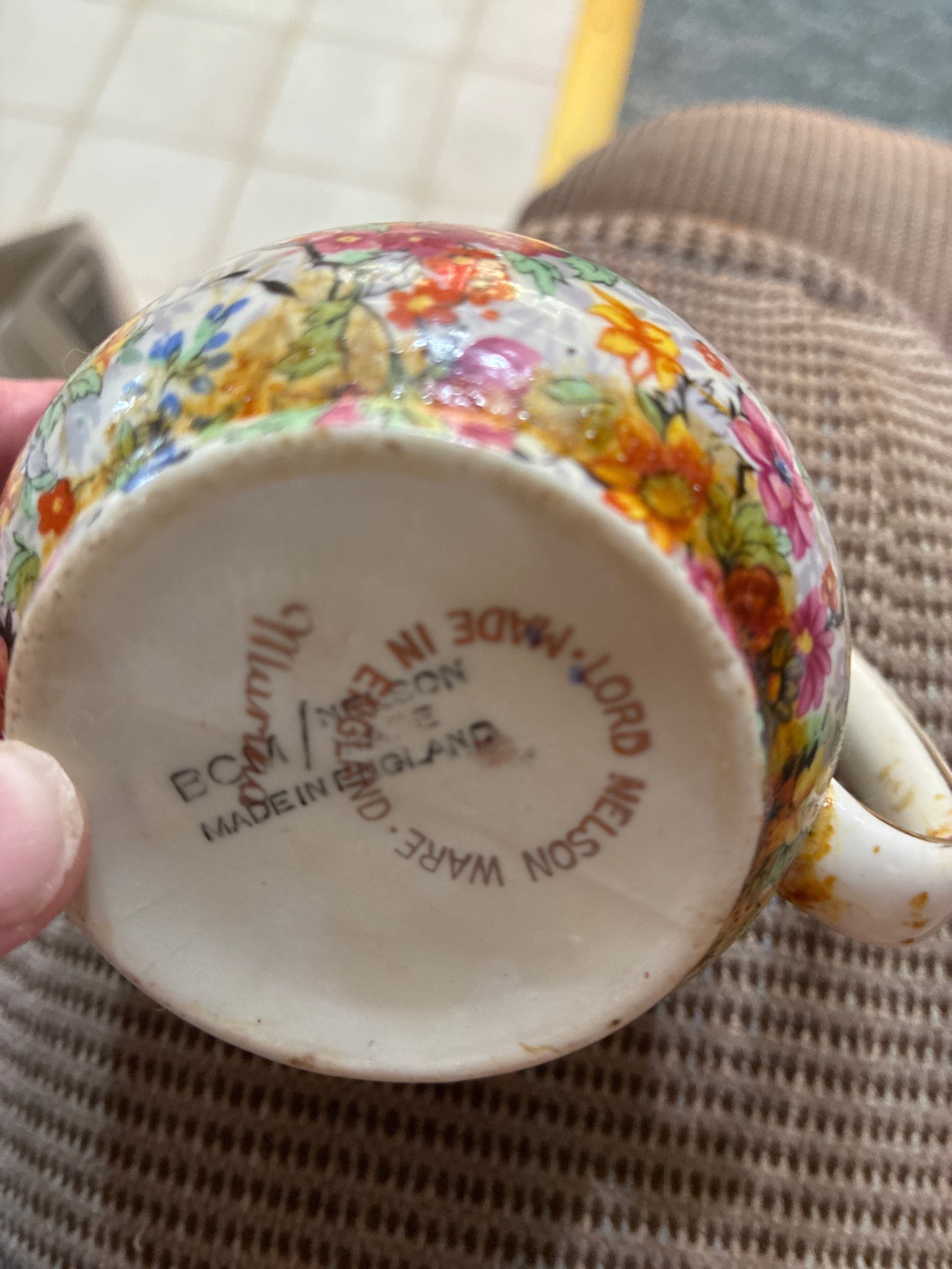 Submitted photo of Lord Nelson Ware ceramic creamer (not authenticated)