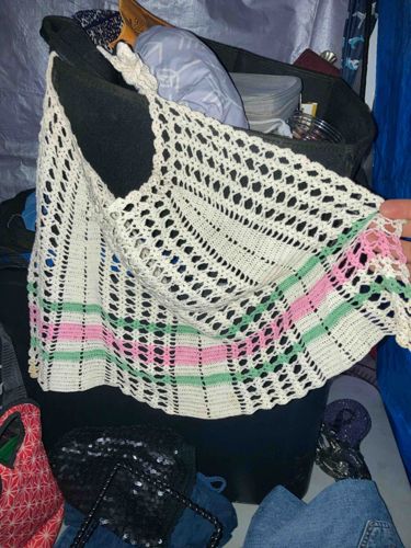 Handmade Crocheted Half Apron