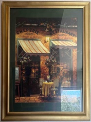 Framed Art Print 'Auberge de Savoie' by Viktor Schvaiko