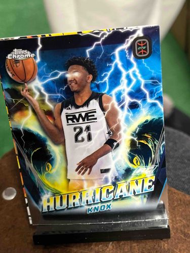 2023-24 Topps Chrome Overtime Elite OTE Hurricane Karter Knox Insert Card