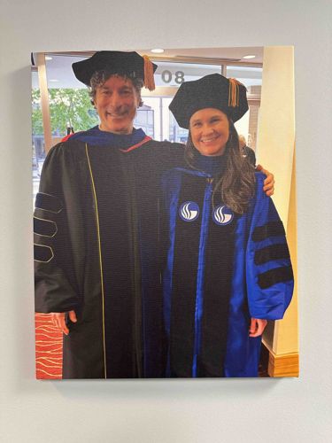 Academic Regalia Portrait Canvas Print