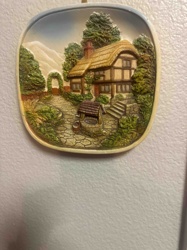Cottage Relief Wall Plaque