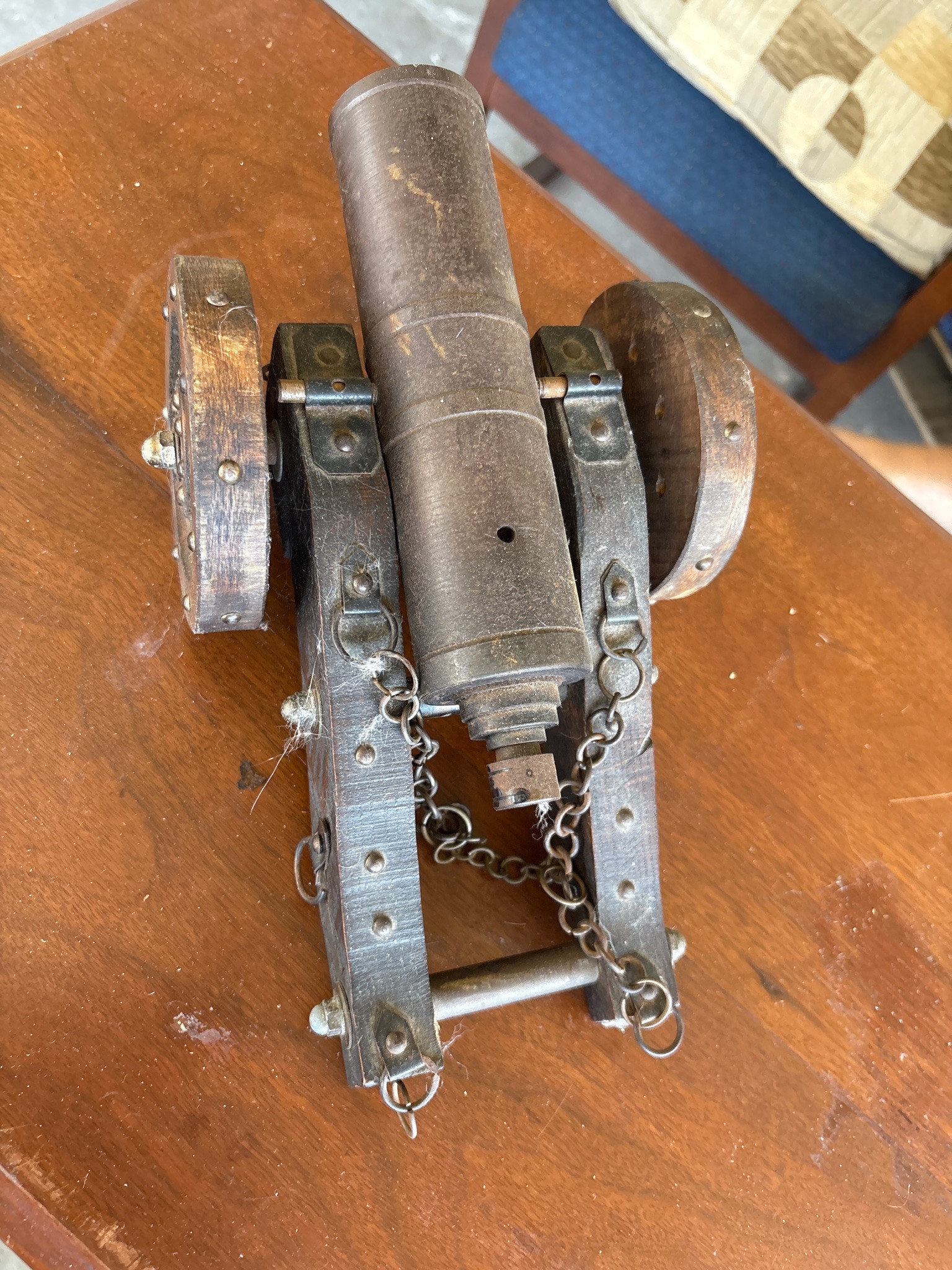 Vintage Decorative Desktop Naval Cannon Model