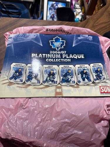 Toronto Maple Leafs 2006/07 Platinum Plaque Collection