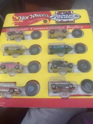 Hot Wheels 8-Car Vintage Collection Authentic Commemorative Replica Set