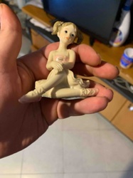 Seated Ballerina Figurine