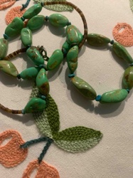 Turquoise and Heishi Bead Necklace