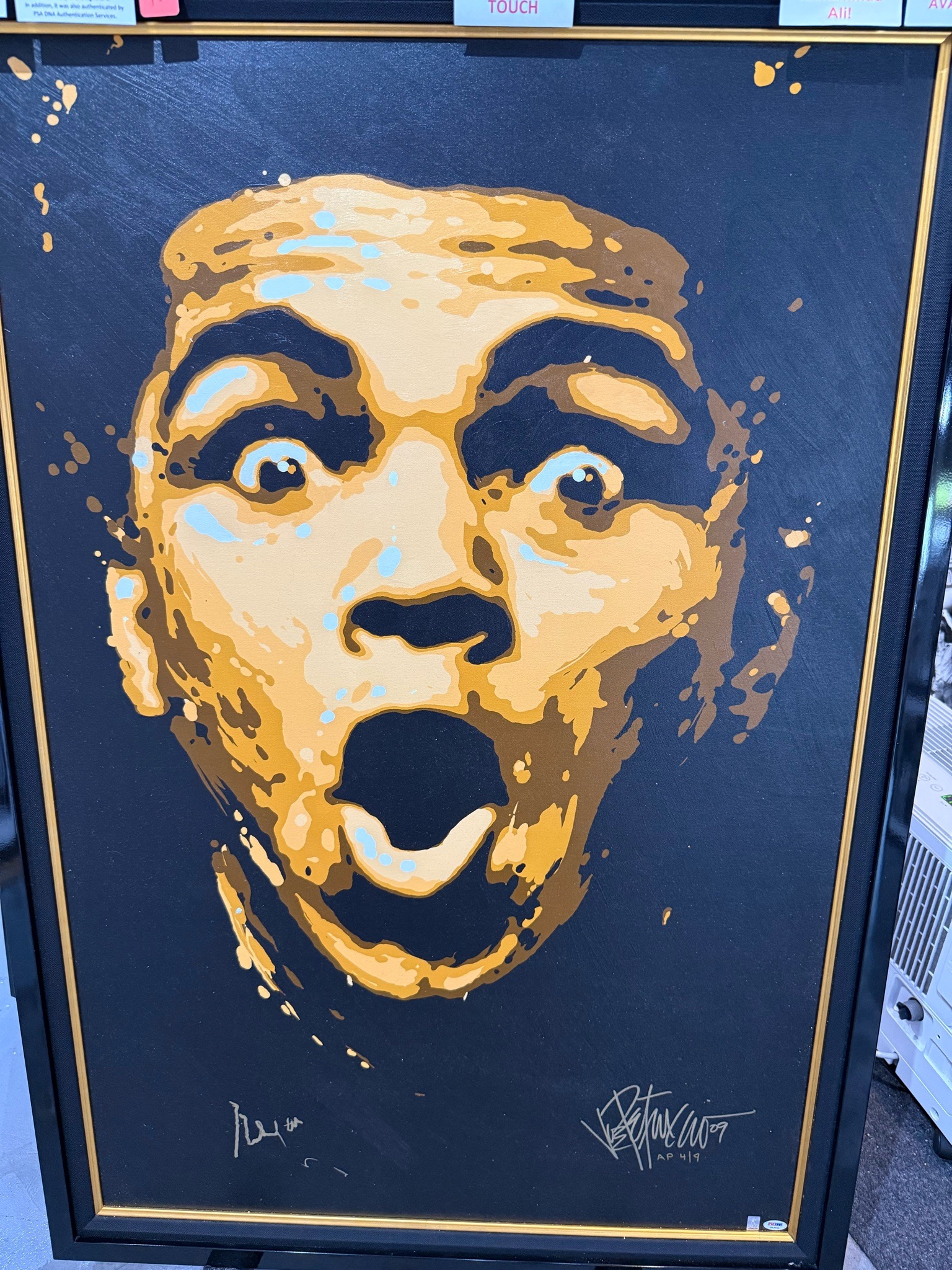 Stephen Holland Muhammad Ali Signed 'The Greatest' Artist Proof Canvas