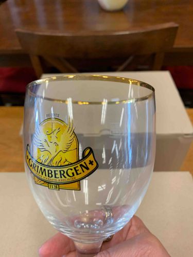 Grimbergen Abbey Ale Beer Chalice / Goblet