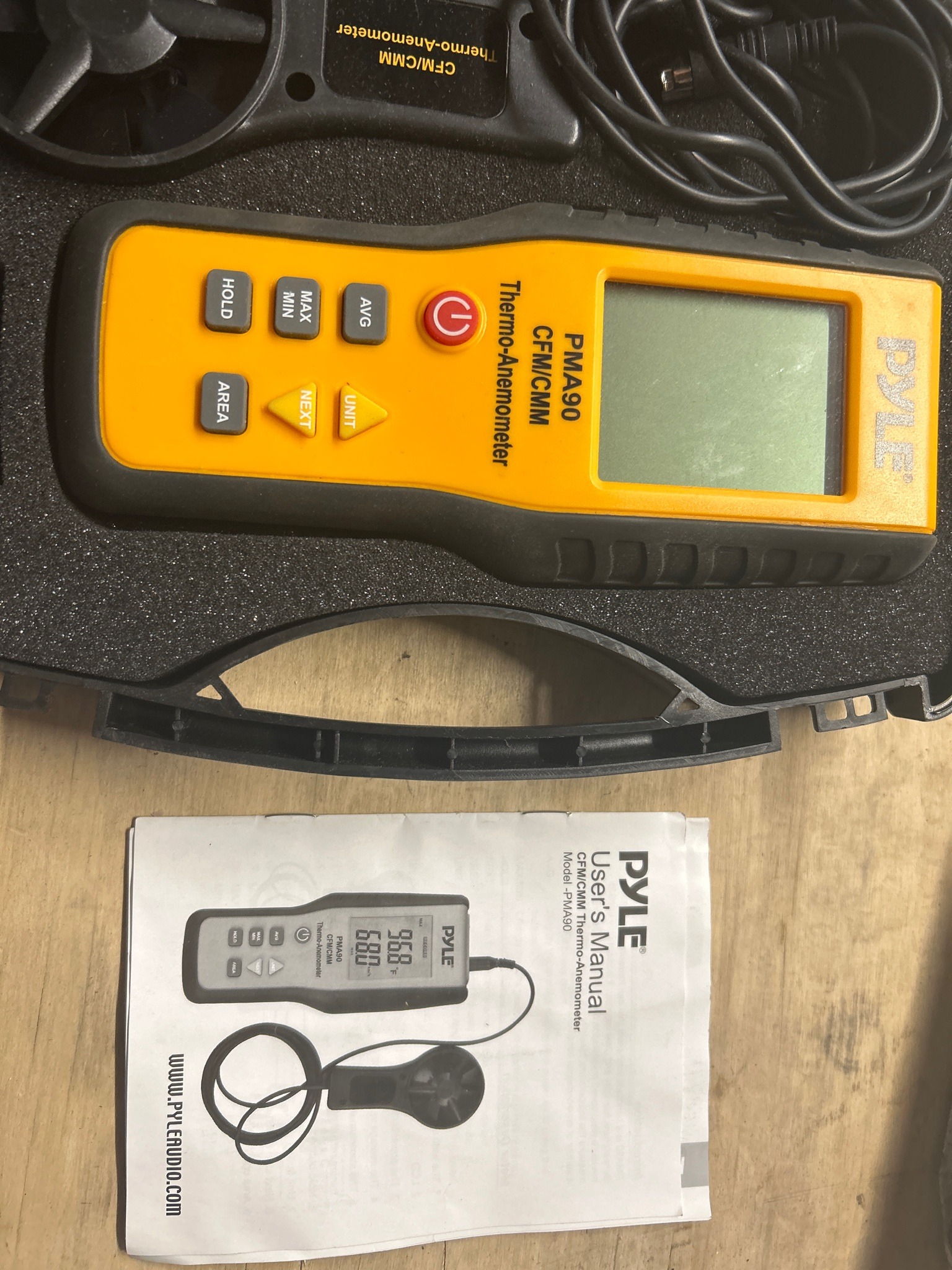 Submitted photo of Pyle PMA90 Thermo-Anemometer (not authenticated)