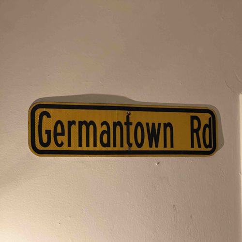 Germantown Rd Retired Authentic Street Sign (City of Memphis, Tennessee)
