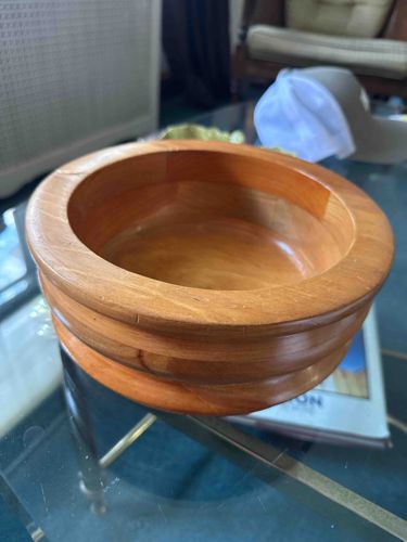 Turned Wooden Bowl