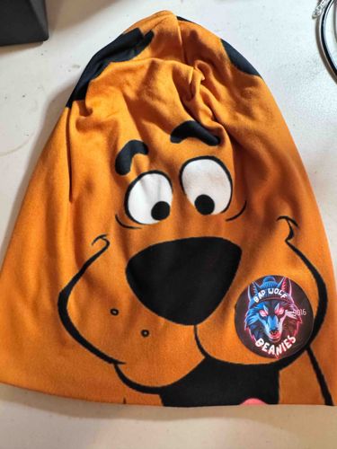 Scooby-Doo Graphic Beanie with Bad Wolf Beanies Patch