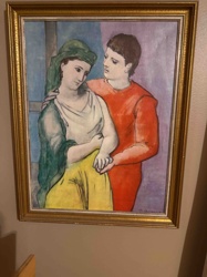 Framed Print of Pablo Picasso's 'Les Deux Frères' (Two Brothers)