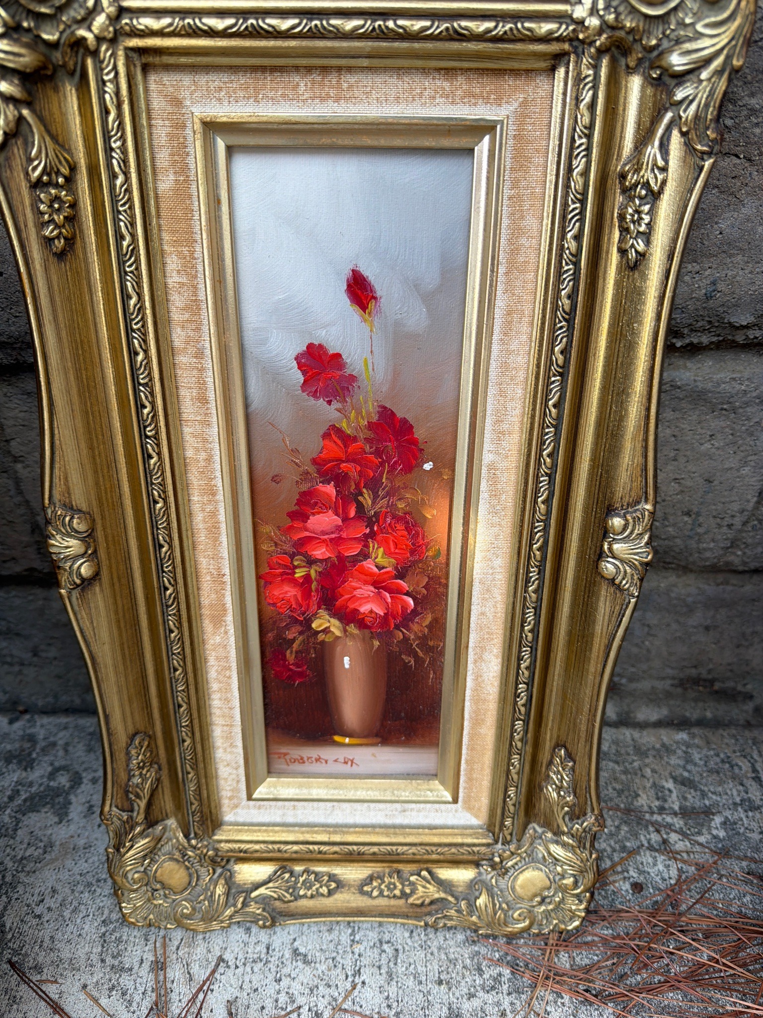 Submitted photo of Oil painting signed 'Robert Cox'