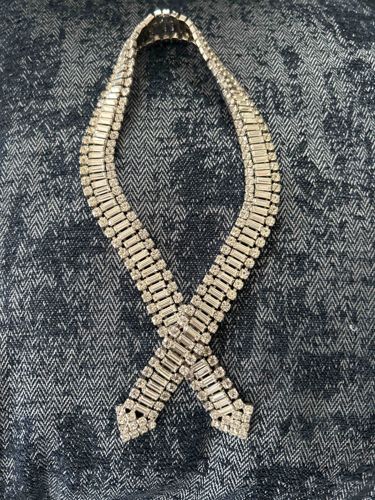 Rhinestone Choker Necklace