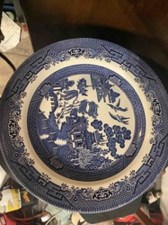 Blue Willow Pattern Dinner Plate