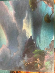 Abstracted Landscape Oil Painting