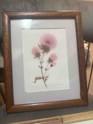 Framed Thistle Botanical Print by Lydia deForest