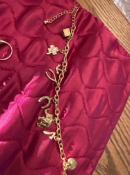 Gold-Toned Lucky Charm Bracelet
