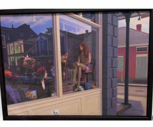 New Orleans Storefront Scene