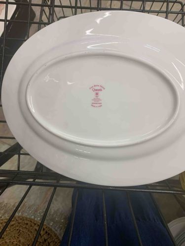 Queens Fine Bone China Oval Serving Platter