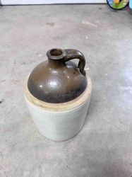 Two-Tone Stoneware Jug