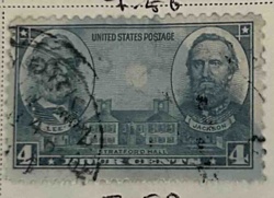 United States 1937 Army Issue Stamp (Lee/Jackson)