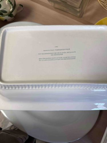 CWC Italian Ceramic Serving Dish Base