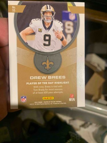 2023 Panini Player of the Day Highlight #55 Drew Brees Trading Card